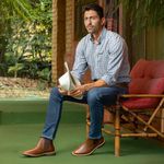 Botina Chelsea Arizona Solagro Masculina em Couro Marrom Escuro