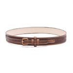 Cinto em Couro Americano Solagro Castanho