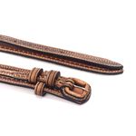 Cinto em Couro Americano Solagro Castanho