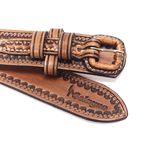 Cinto em Couro Americano Solagro Castanho