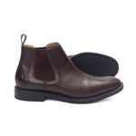 Botina Chelsea Colorado Solagro Masculina em Couro Café