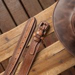 Cinto em Couro Americano Solagro Café 