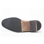 Botina Chelsea Oxford Solagro Masculina em Couro Castanho 