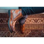 Bota Brogue Ravena Couro Whisky