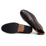 Bota Masculina Londres Couro Chocolate