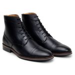 Bota Masculina Londres Couro Legítimo Preto 