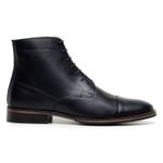 Bota Masculina Londres Couro Legítimo Preto 