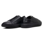 Tênis Casual Comfort Stepper Chicago Couro Preto 