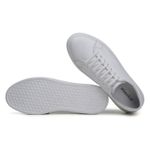 Tênis Casual Comfort Stepper Chicago Couro Branco 