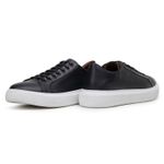 Tênis Casual Comfort Stepper Chicago Couro Legítimo Preto 