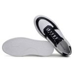 Tênis Casual Comfort Stepper Boston Couro Legítimo Preto 