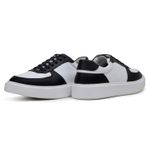 Tênis Casual Comfort Stepper Boston Couro Legítimo Preto 