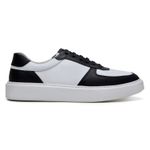Tênis Casual Comfort Stepper Boston Couro Legítimo Preto 