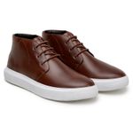 Bota Casual Comfort Stepper Detroit Couro Havana
