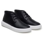 Bota Casual Comfort Stepper Detroit Couro Preto 