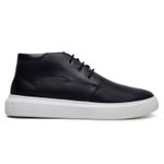 Bota Casual Comfort Stepper Detroit Couro Preto 