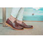 Sapato Masculino Loafer Atenas Café