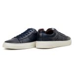 Tênis Casual Comfort Stepper Denver Couro Marinho