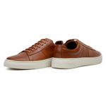 Tênis Casual Comfort Stepper Denver Couro Whisky