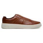 Tênis Casual Comfort Stepper Denver Couro Whisky