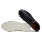 Tênis Casual Comfort Stepper Austin Couro Preto