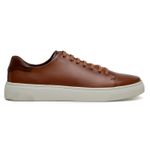 Tênis Casual Comfort Stepper Austin Couro Whisky
