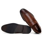 Sapato Masculino Loafer Milan Couro Havana