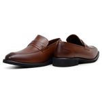 Sapato Masculino Loafer Milan Couro Havana