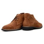 Bota Masculina Ankle Boot Milan Camurça Castanho