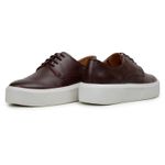 Tênis Casual Comfort Stepper Tulsa Couro Café