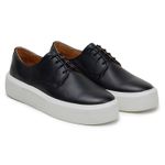 Tênis Casual Comfort Stepper Tulsa Couro Preto