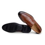 Sapato Masculino Genova Loafer Couro Havana