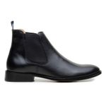 Bota Masculina Madrid Chelsea Couro Preto 