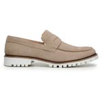 Sapato Masculino Loafer Porto Camurça Lebre