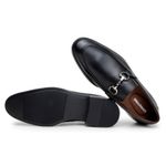 Sapato Masculino Bari Loafer Couro Preto 