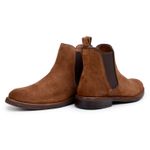 Bota Masculina Chelsea Tulsa Camurça Castanho