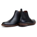 Bota Masculina Chelsea Tulsa Couro Preto