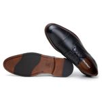 Sapato Masculino Derby Tulsa Couro Preto 