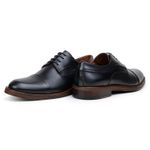 Sapato Masculino Derby Tulsa Couro Preto 