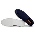 Mocassim Masculino California Couro Navy Blue