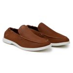 Mocassim Masculino California Couro Whisky