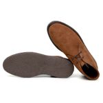 Bota Ankle Boot Chicago Camurça Castanho