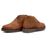 Bota Ankle Boot Chicago Camurça Castanho
