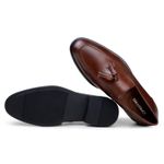 Sapato Loafer Detroit Couro Conhaque 