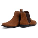 Bota Masculina Chelsea Munique Camurça Castanho