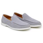Mocassim Masculino Rio Camurça Titânio
