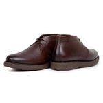 Bota Ankle Boot Chicago Couro Café