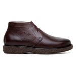 Bota Ankle Boot Chicago Couro Café