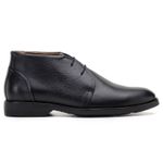 Bota Masculina Ankle Boot Florença Couro Preto