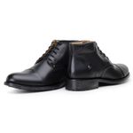 Bota Masculina Ankle Boot Roma Couro Preto